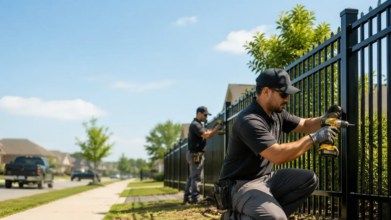 Metal Fence Installation in Summerville, PA